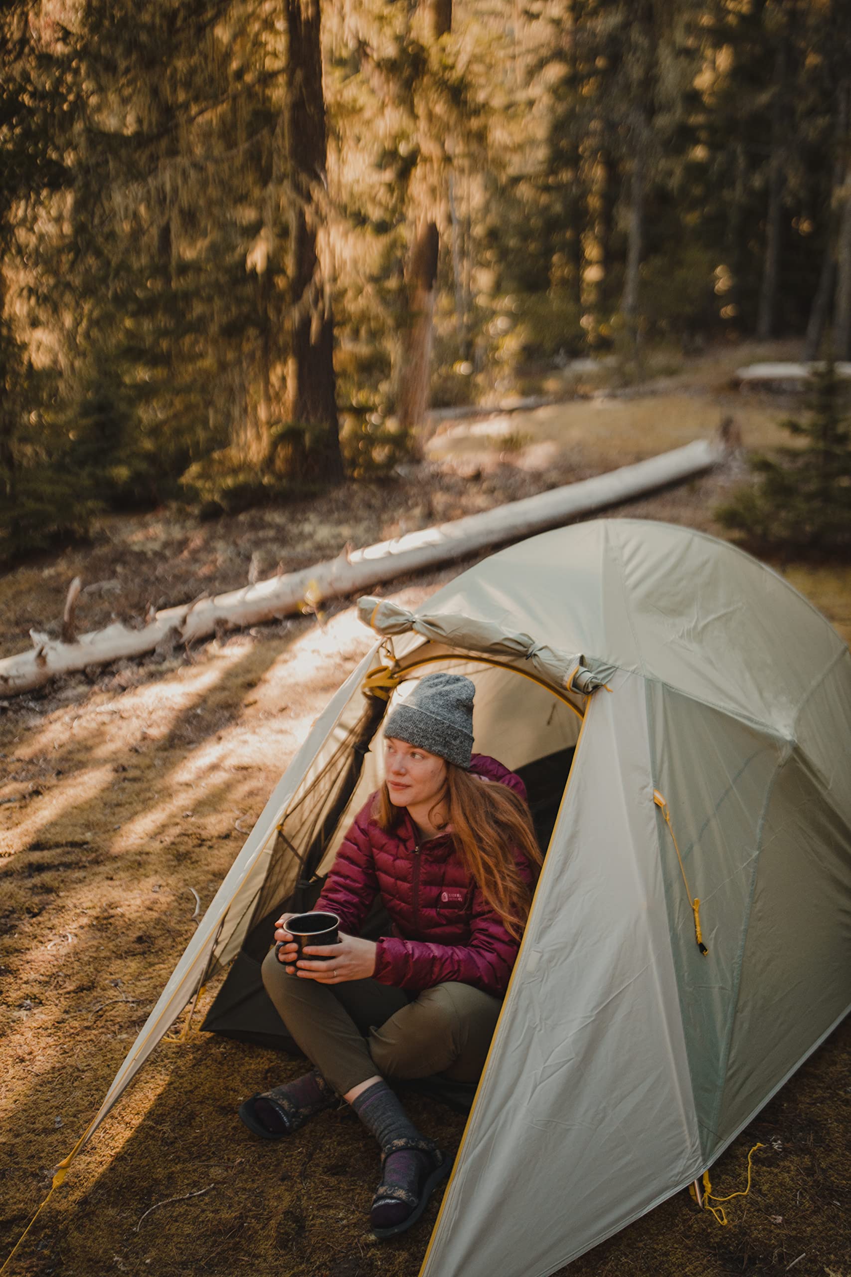 Sierra Designs Lost Coast 2 Tent - Great for Backpacking and Camping - 2 Person - Aluminum Tent Poles - Includes a Burrito Bag for Storage