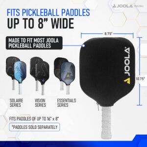 JOOLA Pickleball Paddle Cover - Neoprene Sleeve for JOOLA Solaire & Standard Size Pickleball Paddles - Fits Paddles Up to 8" - Pickleball Accessory and Gift