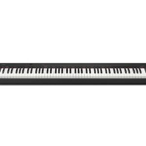 Casio CDP-S160 88-Key Compact Digital Piano - Black Bundle with Adjustable Stand, Bench, Instructional Book, Austin Bazaar Instructional DVD, Online Piano Lessons, and Polishing Cloth