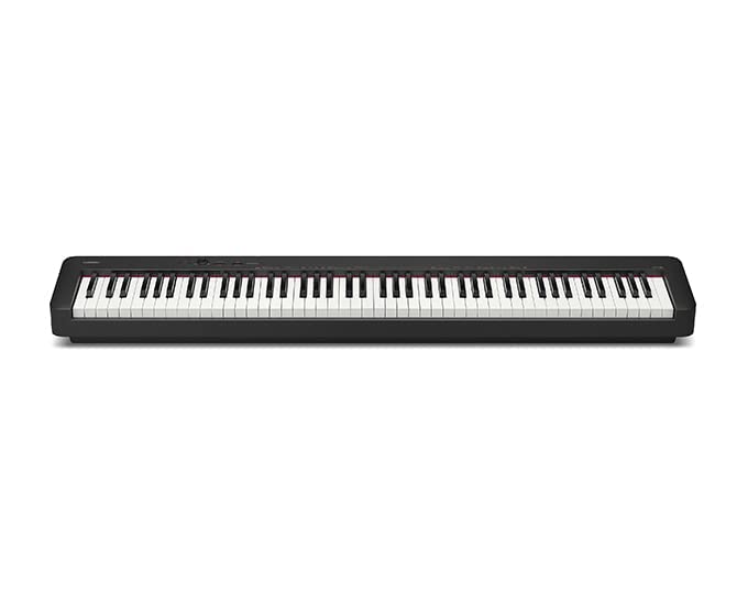 Casio CDP-S160 88-Key Compact Digital Piano - Black Bundle with Adjustable Stand, Bench, Instructional Book, Austin Bazaar Instructional DVD, Online Piano Lessons, and Polishing Cloth