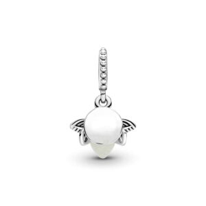 Glow-in-the-dark Firefly Dangle Charm 925 Sterling Silver Pendant,Jewelry Bead Gift for Women Bracelet&Necklace