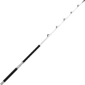 FISHAPPY Saltwater Offshore Straight Butt Heavy Trolling Fishing Rod Big Game Conventional Boat Fishing Rod with Roller Guides 6' (6' - 80-120lbs - 1Piece)