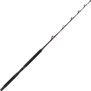 FISHAPPY Straight Butt Trolling Rod Saltwater Offshore Heavy Roller Rod Big Game Conventional Boat Fishing Pole 5'6'' (5'6'' - 80-120lbs - 1 Piece)