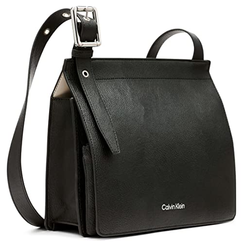 Calvin Klein Havana Novelty Organizational Crossbody, Black/Silver