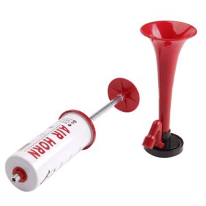 Handheld Air Horn, BANHAO Aluminum Loud Noise Maker Safety Boat Car Sports Events Handheld Air Pump Horn Loud Safety Horn for Boats