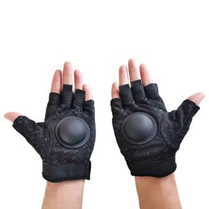 NICEYST Basketball Dribble Gloves Enhanced Finger Control Ball Ability Dribbling Skill Training Non-Slip Fingerless Gloves for Kids Youth and Adult,One Size