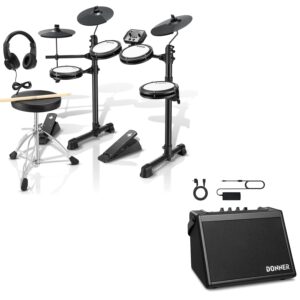 donner ded-80 electronic drum set and mini electric drum amp 20w