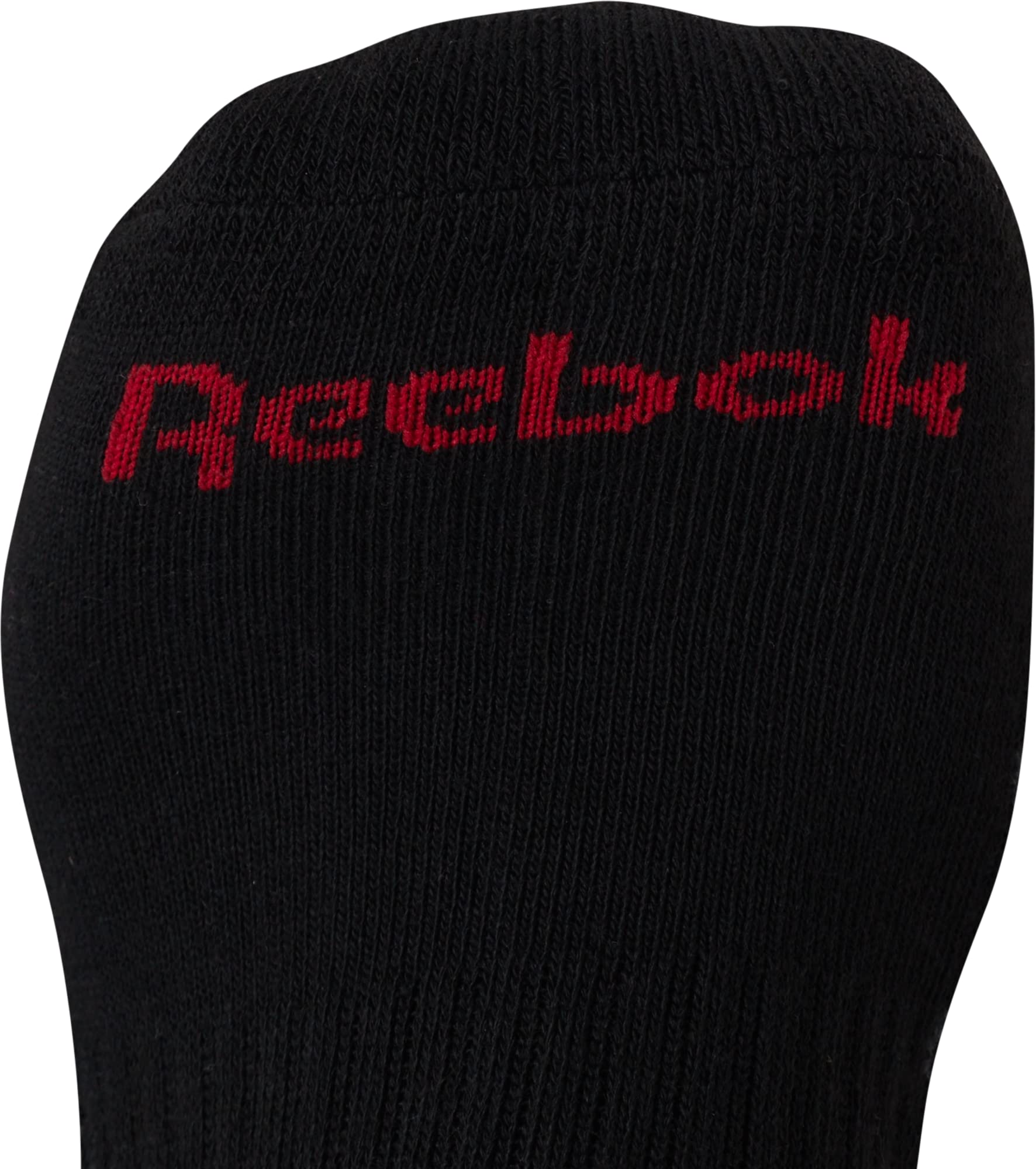 Reebok Men’s Quarter Socks – 6 Pack Cushion Quarter Cut Ankle Socks for Men - Breathable Men's Athletic Socks (Size: 6-12.5), Size 6-12.5, Red/Black