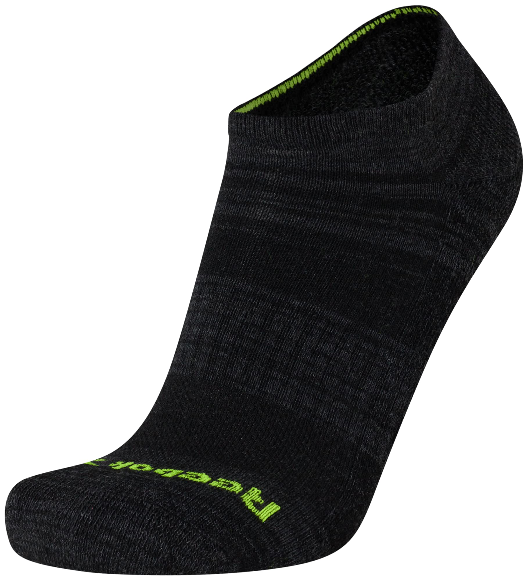 Reebok Men's Low Cut Socks - 12 Pack Performance Cushion Comfort No Show Socks - Breathable Athletic Socks for Men (6-12.5), Size 6-12.5, Black/Grey Logo