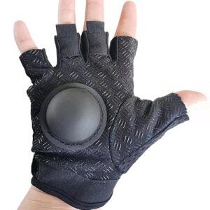 NICEYST Basketball Dribble Gloves Enhanced Finger Control Ball Ability Dribbling Skill Training Non-Slip Fingerless Gloves for Kids Youth and Adult,One Size