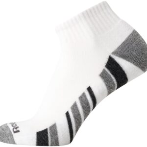 Reebok Men's Quarter Socks - 12 Pack Soft Performance Quarter Socks for Men - Breathable Men's Athletic Socks (Size 6-12.5), Size 6-12.5, White