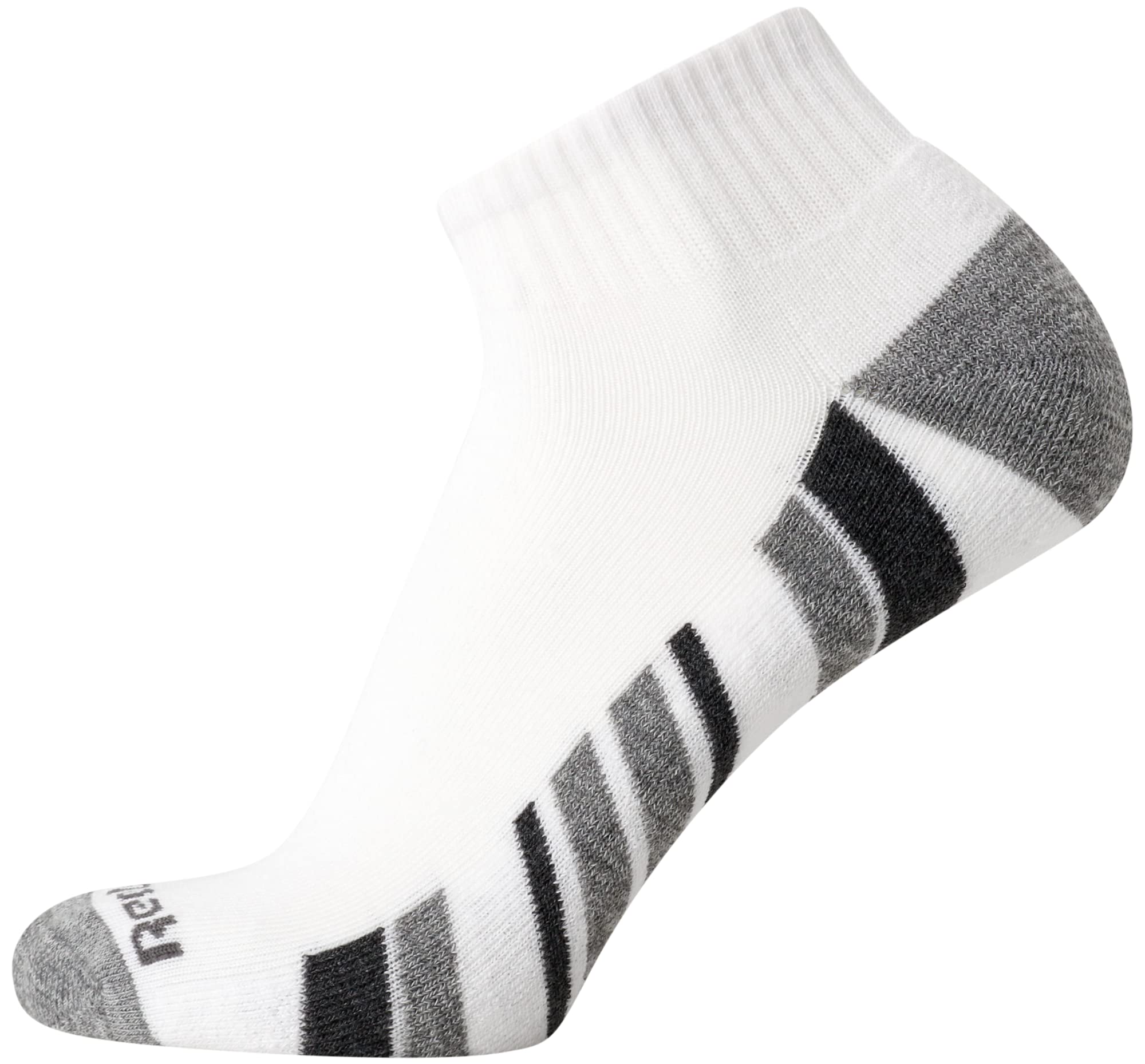 Reebok Men's Quarter Socks - 12 Pack Soft Performance Quarter Socks for Men - Breathable Men's Athletic Socks (Size 6-12.5), Size 6-12.5, White