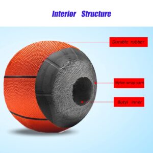 SPDTECH Mini Basketball Size 3 Kids Practice Training Outdoor and Indoor Small Ball for Boys Girls Toddlers Rubber Basketballs 23.2 inch