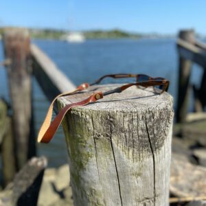 Floto Leather Eyewear Retainer Sunglasses Strap (Vecchio Brown)