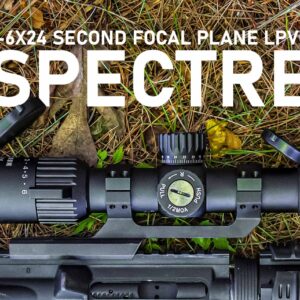 Monstrum Spectre 1-6x24 LPVO Rifle Scope | Black