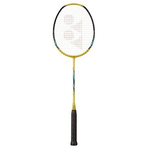 yonex nanoflare 001 feel strung badminton racquet, g4 - gold, graphite