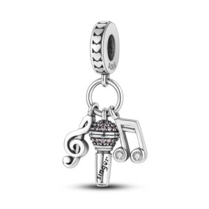 pandach 925 sterling silver charms for bracelet&necklace dangle pendant bead with 5a cubic zirconia stones,jewelry beads gifts for women