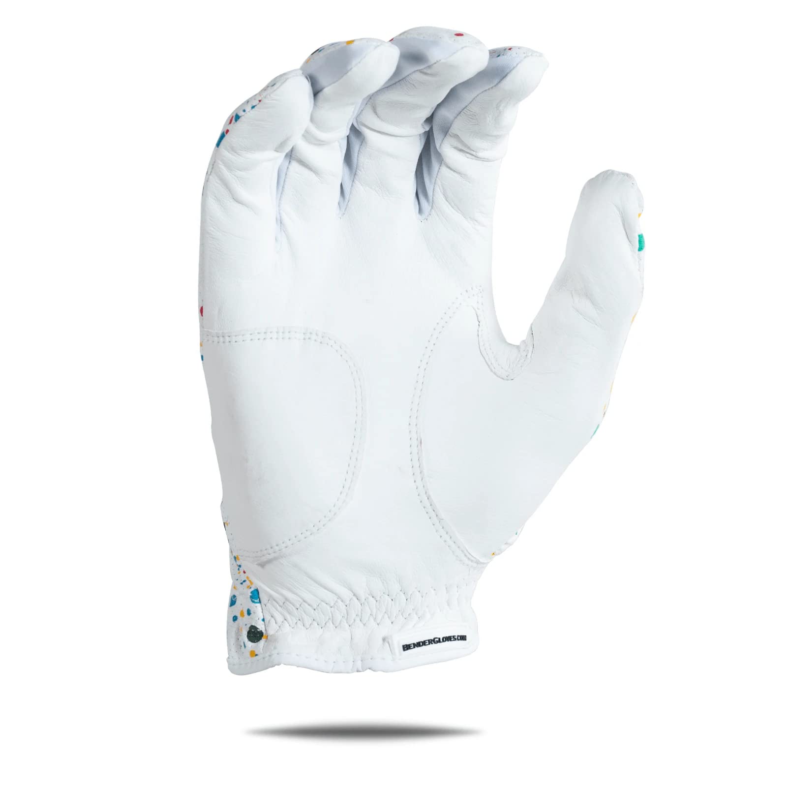 BG Bender Golf Glove | Wear On Left | (Paint Splatter, Mens XXL)