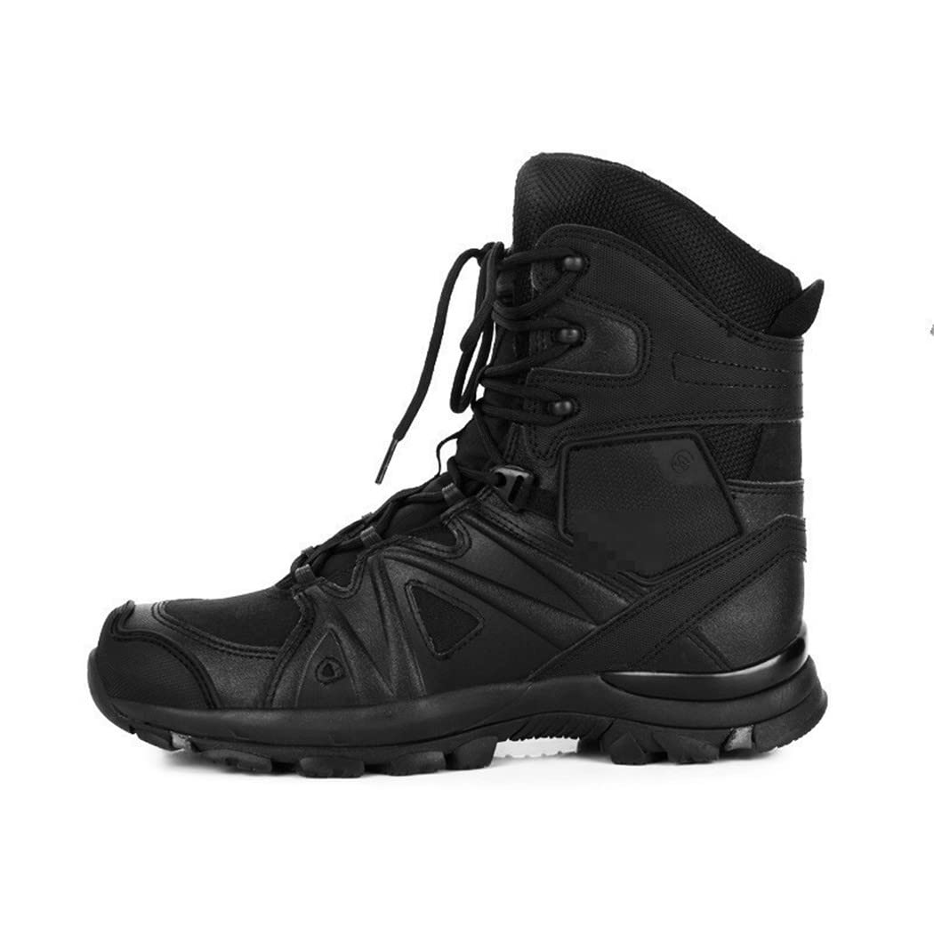 Men Military Sports Shoes, High Top Army Outdoor Tactical Boots, Hiking Hunting Combat Training Desert Boots