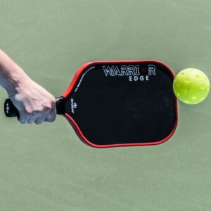 Diadem Warrior Edge Pickleball Paddle | Etched Carbon Face for Max Spin, 16mm Aero Guard, Comfort Max Grip, 16mm Honeycomb Core, Midweight 8oz | Indoor/Outdoor | USAPA Approved