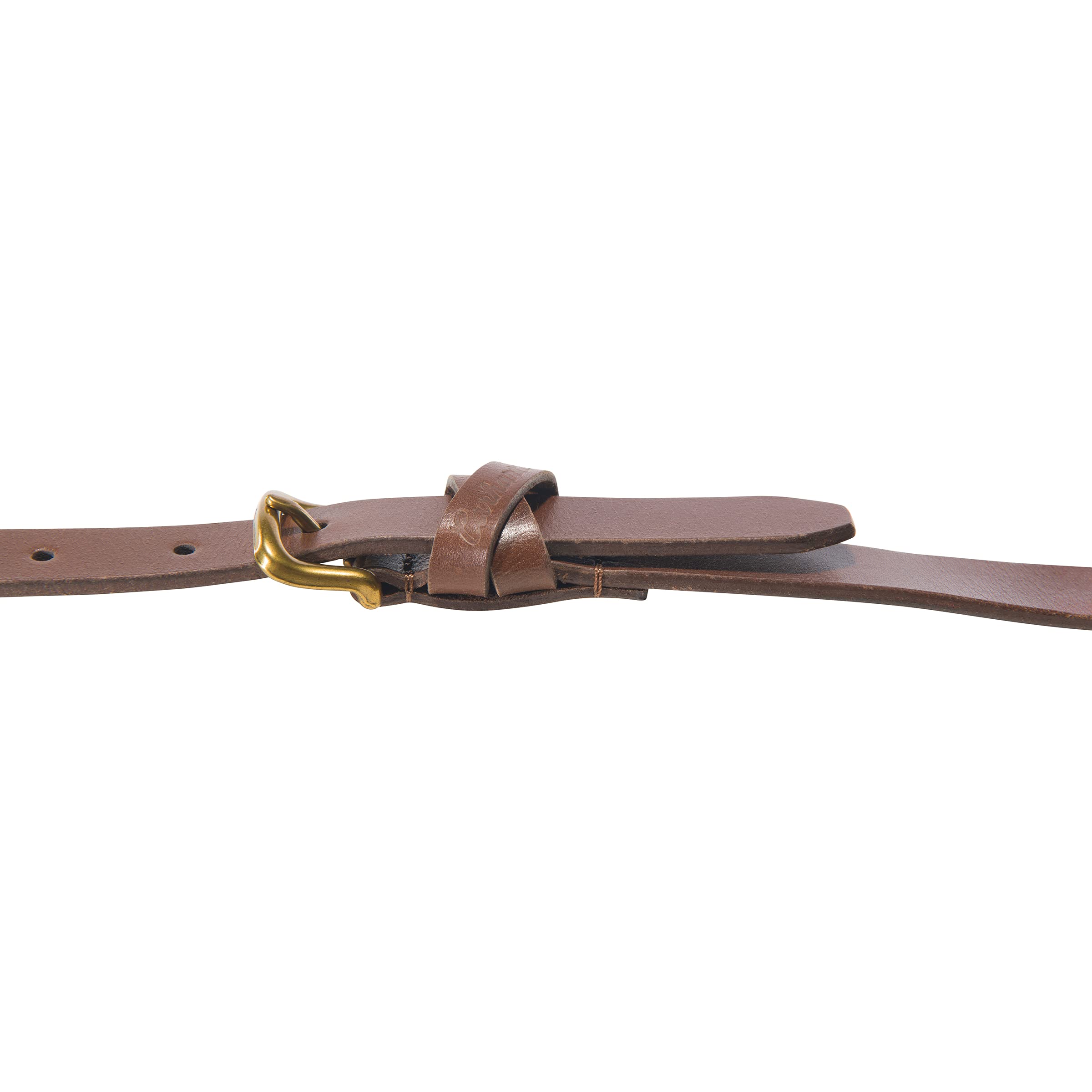 Carhartt Women's Casual Rugged Belts, Available in Multiple Styles, Colors & Sizes, Bridle Leather Thin (Brown), Medium