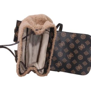 GUESS No Limit Flap Backpack, Mocha Multi