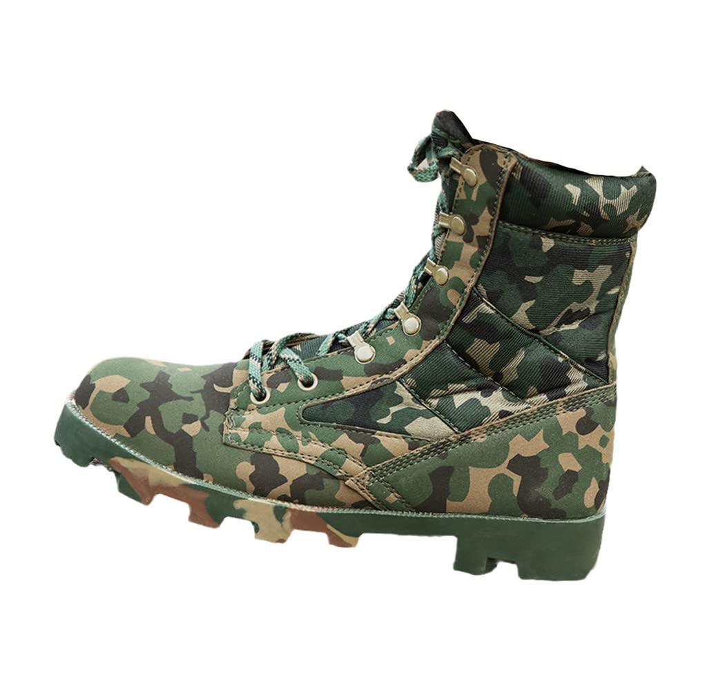 Men Jungle Tactical Military Boots, Combat Desert Boots, Camouflage Hiking Hunting Work Shoes