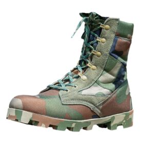 Men Jungle Tactical Military Boots, Combat Desert Boots, Camouflage Hiking Hunting Work Shoes