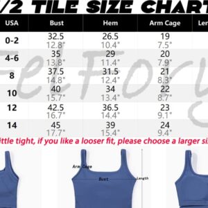 FelFory Longline Sports Bra Tank Top Bra Top for Women Seamless Sports Bra Workout Tops Padded Crop Top Fitness Yoga Tank Ribbed Sports Bra Cacao Medium