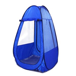 sports pop up tent for shade | personal single person shelter sport tents waterproof for bad weather, 2 clear sides, 2 doors for watching events games, for camping hiking fishing beach outdoor