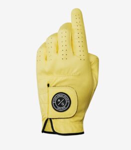 asher men's premium canary golf glove - small (goes on left hand)