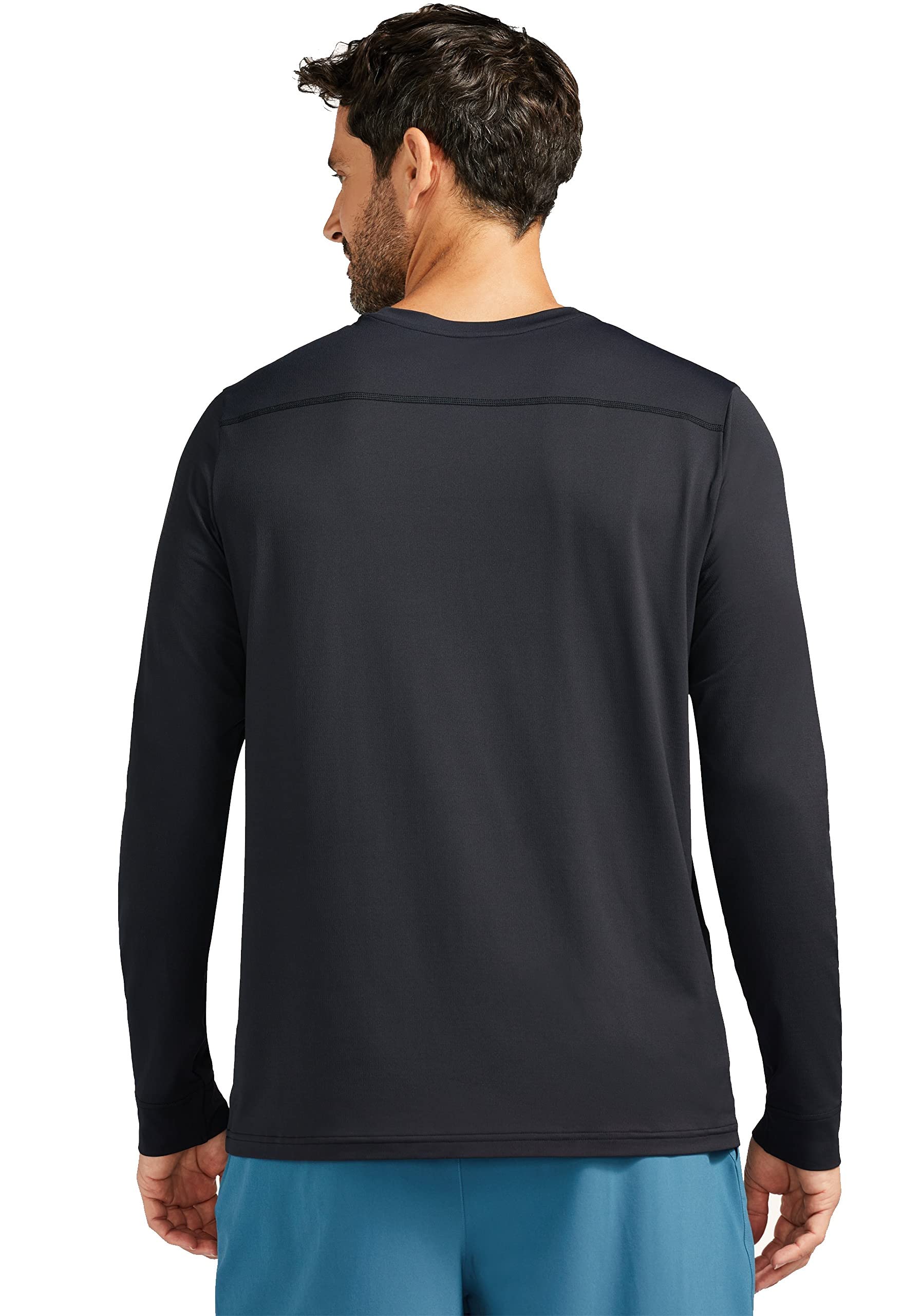 Peloton Men's Standard Striving Long Sleeve, Black, Medium