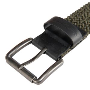 Carhartt Men's Belt, Rugged Flex Nylon Cord Braided (Army Green), Large