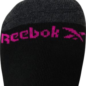 Reebok Women's Low Cut Socks - 6 Pack Performance Cushion Comfort No Show Socks - Breathable Athletic Socks for Women (4-10), Size 4-10, Grey Multi