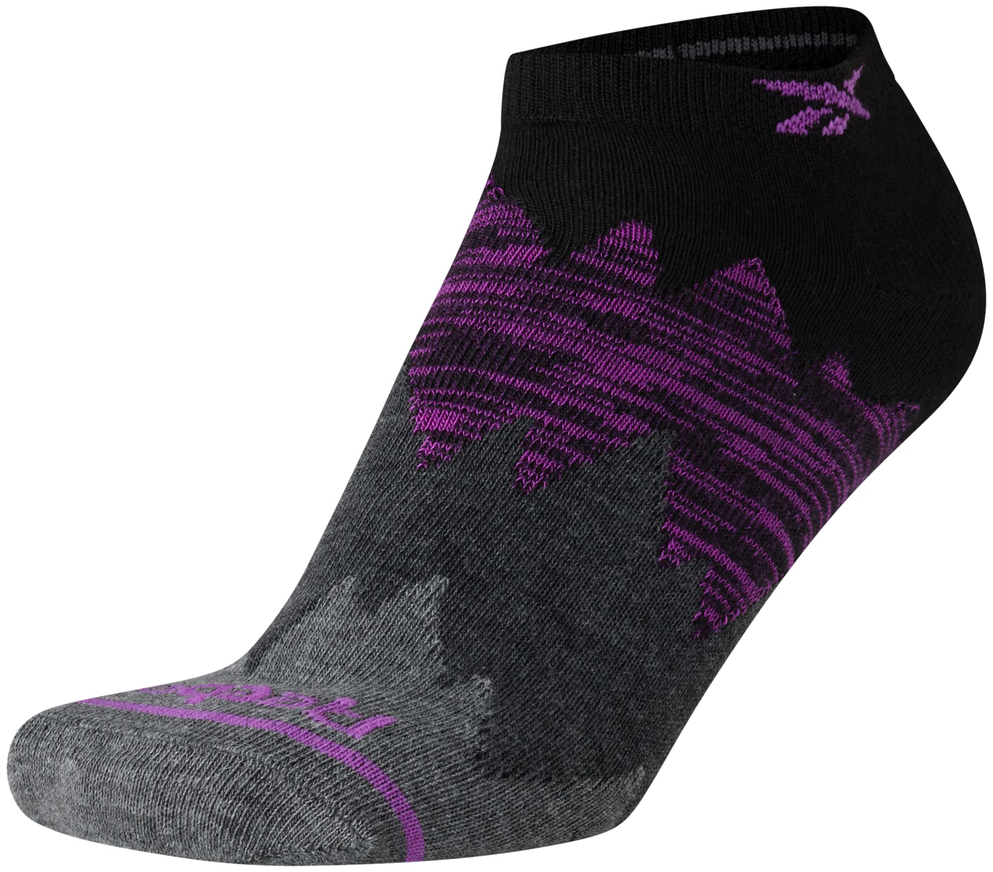 Reebok Women's Athletic Socks - Performance Low Cut Socks (6 Pack), Size 4-10, Black Marl