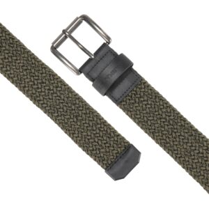 Carhartt Men's Belt, Rugged Flex Nylon Cord Braided (Army Green), Large