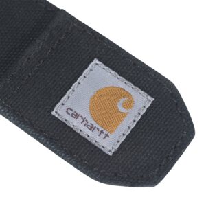 Carhartt Men's Casual Rugged Duck Canvas Belts, Black, 32