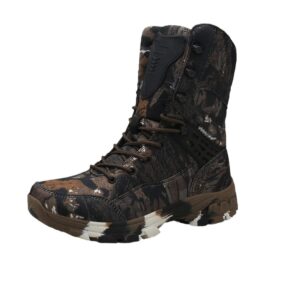 men camo military boots, special force tactical boots, outdoor desert non-slip combat shoes, hiking hunting boot