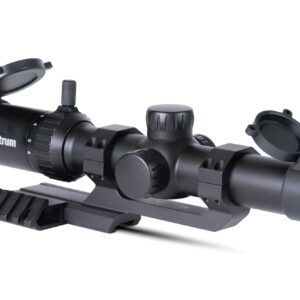 Monstrum 1-6x24 LPVO Rifle Scope with 45 Degree Offset Red Dot Mount