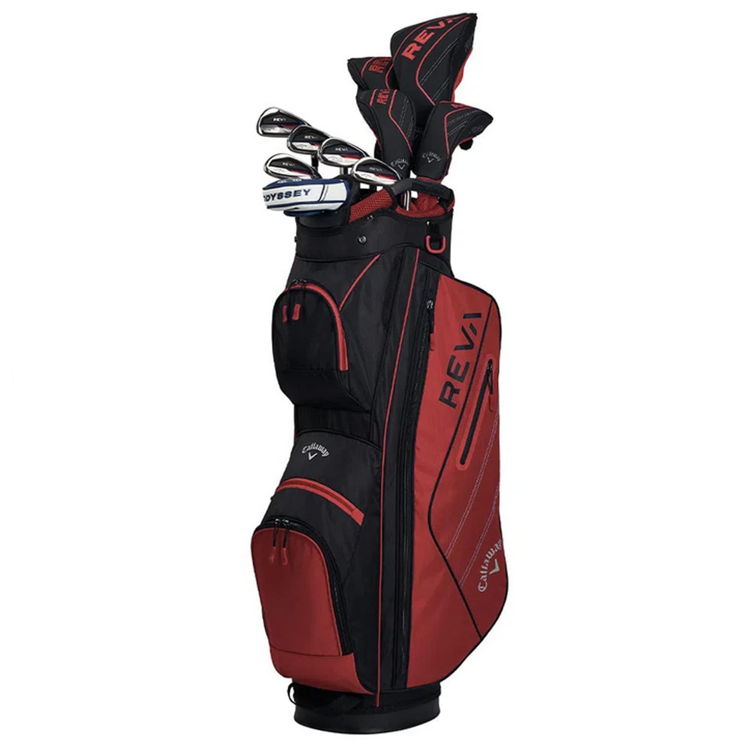 Callaway Golf Women's REVA Complete Golf Set (Right, 11 Pieces (Regular), Red)