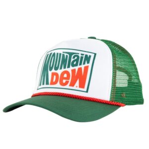 Mountain Dew Classic Colors Trucker Hat Green