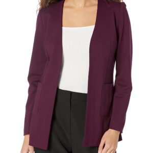 Calvin Klein Womens Sportswear Jacket,Aubergine,2