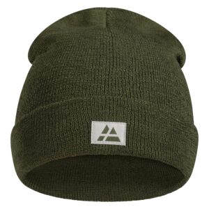 DANISH ENDURANCE Sustainable Classic Beanie for Men & Women, Plain Kitted Hat