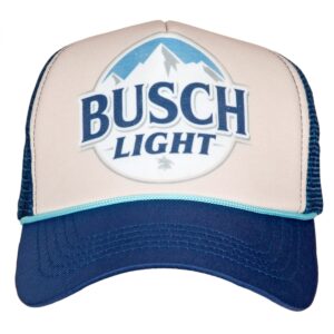 Busch Light Classic Logo Trucker Hat Blue