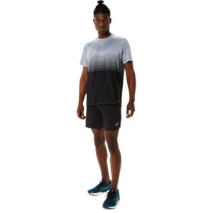 ASICS Men's Road 2-N-1 7IN Short Apparel, M, Performance Black/Carrier Grey