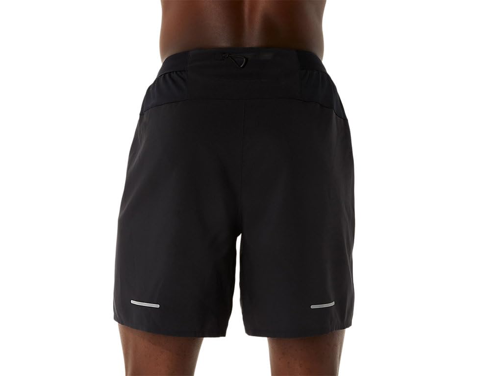 ASICS Men's Road 2-N-1 7IN Short Apparel, M, Performance Black/Carrier Grey