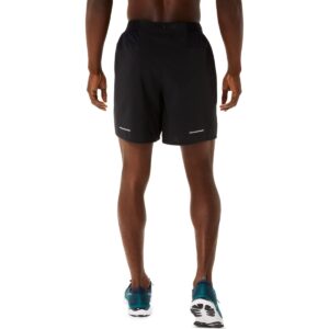 ASICS Men's Road 2-N-1 7IN Short Apparel, M, Performance Black/Carrier Grey