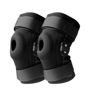 ltlclz 1pair sports hinged knee support brace for patella instability meniscus injuries ligament sprains meniscus tear,xl