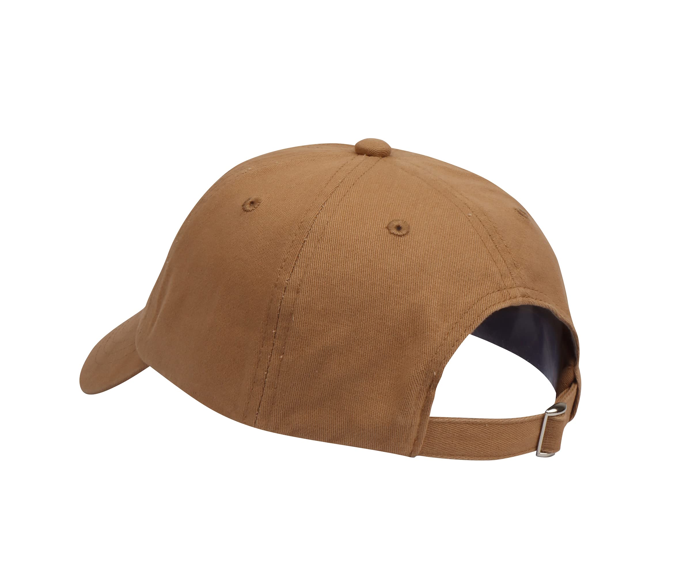 Hatphile 6 Panel Soft Embroidery Baseball Cap (Doodle Dad Brown)