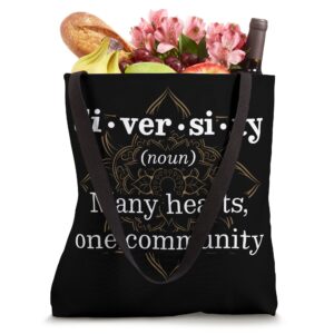 Diversity Community Equality Advocacies Tote Bag